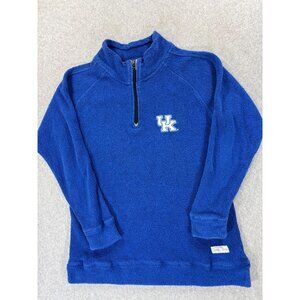Kentucky Wildcats Pressbox 1/4 Zip Campus Pullover (Women's‎ Medium) Blue